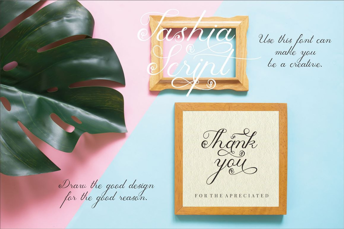 Tashia, a Script Font by PutraCetol Studio (Photo 4 of 16)
