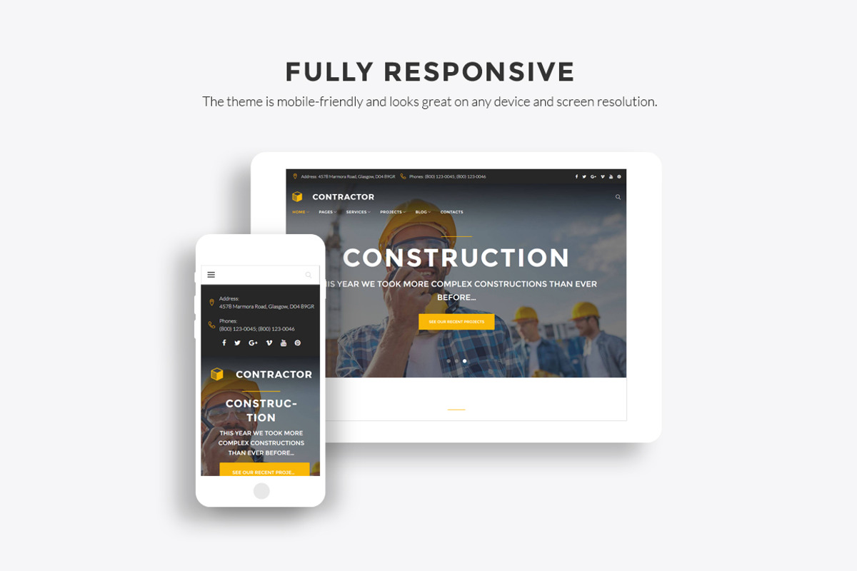 Contractor - Construction Company, a WordPress Template by Zemez (Photo 5 of 5)