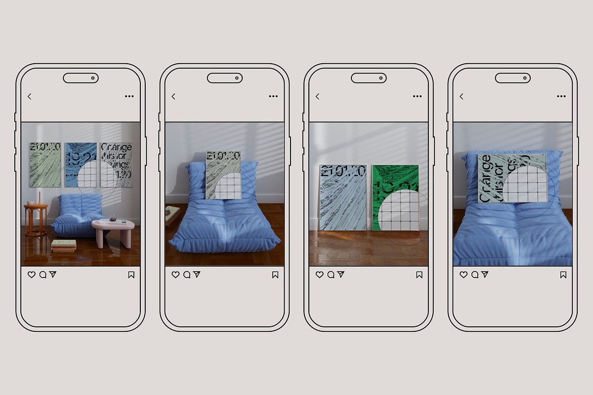 Artwork Frame Mockup Bundle STELLA, a Household Mockup by Bonumo (Photo 14 of 15)