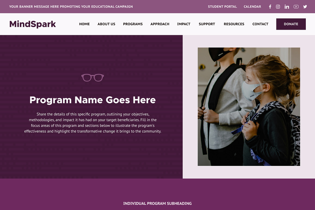 Education Showit Website Template, a WordPress Template by Studio Humankind (Photo 18 of 20)