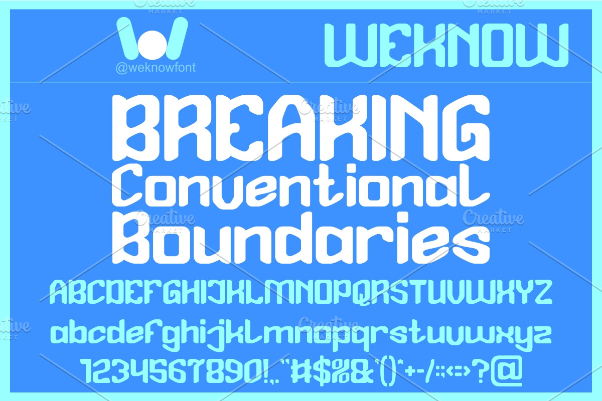 Think Possible font, a Sans Serif Font by weknow (Photo 2 of 8)