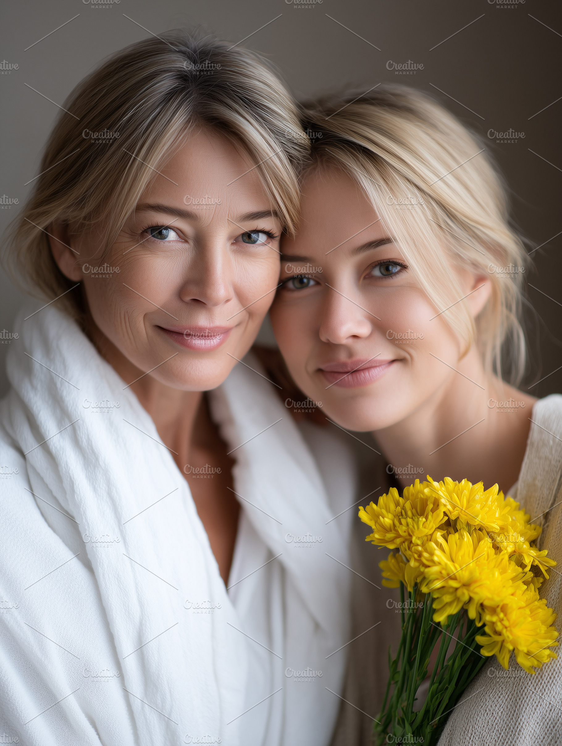 Smiling mother and daughter together, a Person Photo by MistyDay