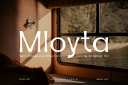 Mloyta - Retro Font, a Sans Serif Font by QR Design Studio (Thumbnail 1 of 7)