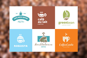 20 Premium Iconic Coffee Logos