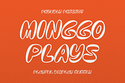 Minggo Plays | Playful Display, a Handwritten Font by gracetype_studio (Thumbnail 1 of 12)