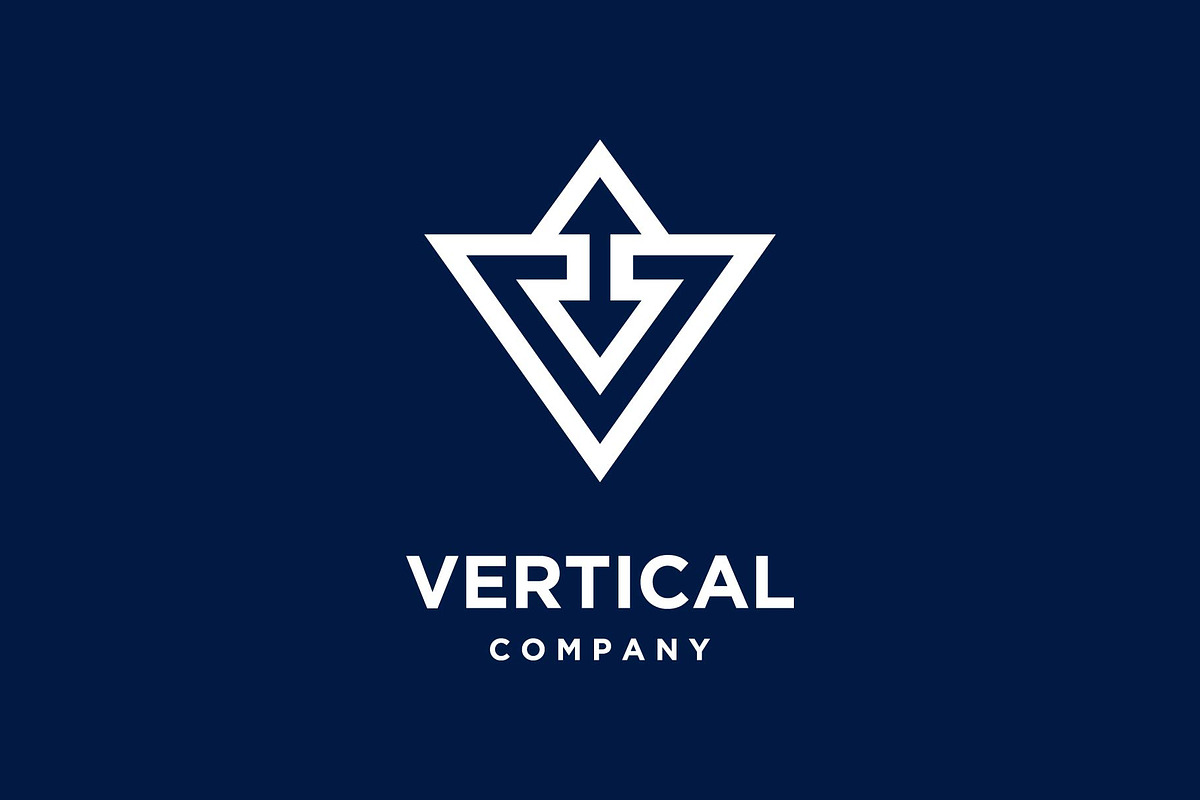 vertical logo, a Branding & Logo Template by ZHR Creative