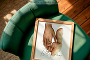Newborn and Mother's Hand, an Illustration by EkaterinaViArt (Thumbnail 3 of 5)
