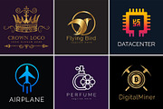 800+ Professional Logos Bundle, a Branding & Logo Template by Design Forest (Thumbnail 2 of 48)