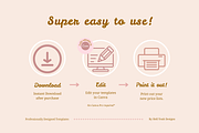 Bakery Price Lists Templates, a Marketing Template by Hell Yeah Designs (Thumbnail 2 of 5)