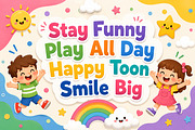 Funktoon – Cartoon Display Font, a Slab Serif Font by Wow Magic (Thumbnail 5 of 6)