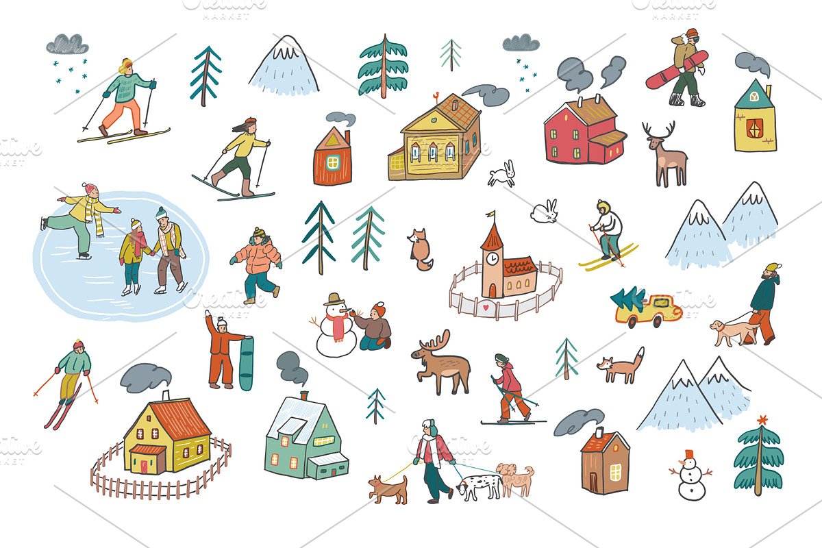 Winter, a Pattern Graphic by GooseFrol (Photo 6 of 8)