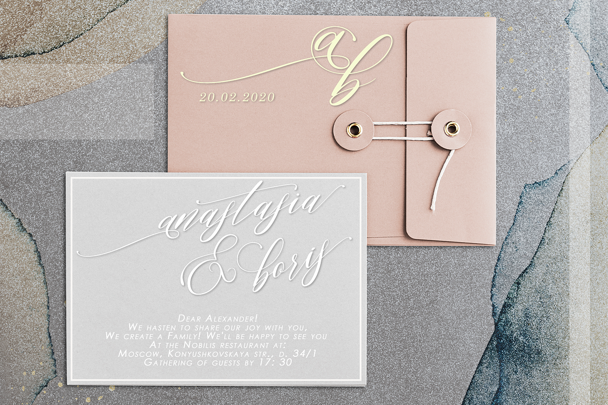 Sweetheart Elegant Script, a Script Font by Quothron (Photo 3 of 9)