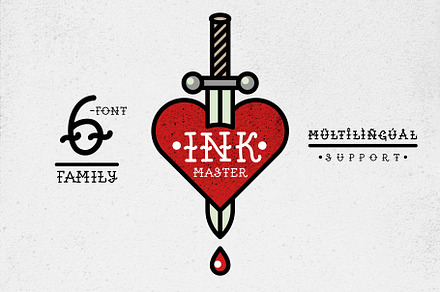 Ink Master old school tattoo font