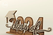 Graduation Set Decorative Laser Cut, a Templates & Theme by LaserCutano (Thumbnail 11 of 11)