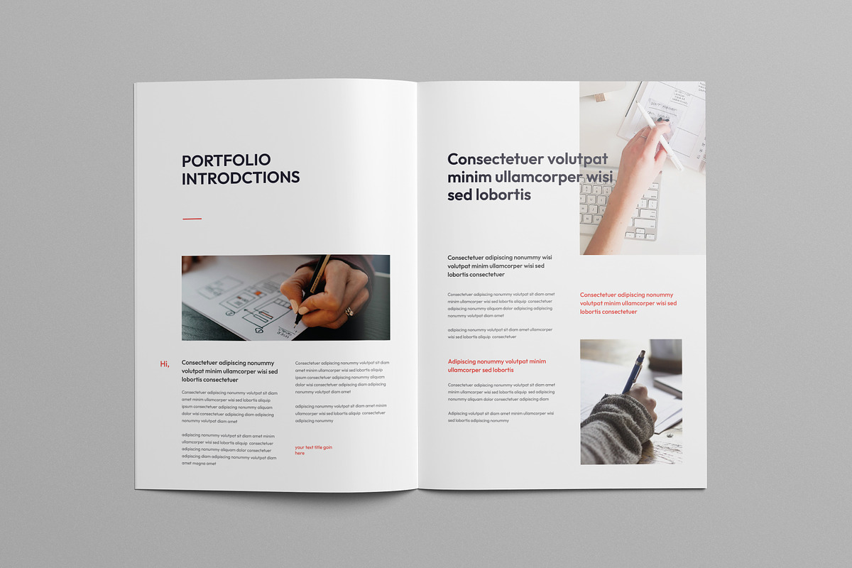 Works / Portfolio Template, a Brochure Template by Pixelpick (Photo 3 of 8)