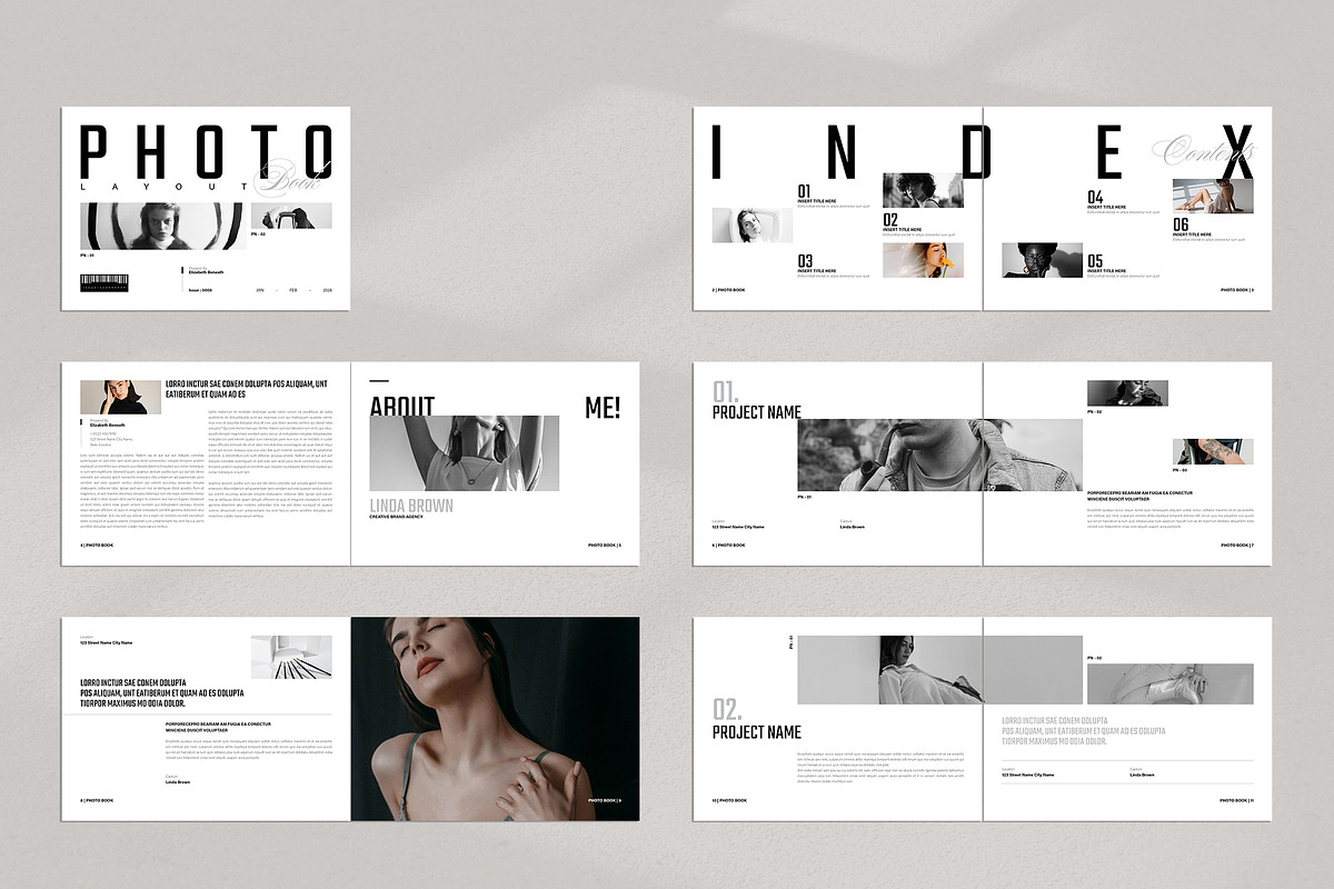 Minimalist Photo Book Landscape, a Brochure Template by NorthPeak (Photo 15 of 18)