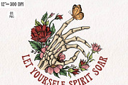 Vintage Wildflower Sublimation, an Illustration by CreationArt (Thumbnail 13 of 13)