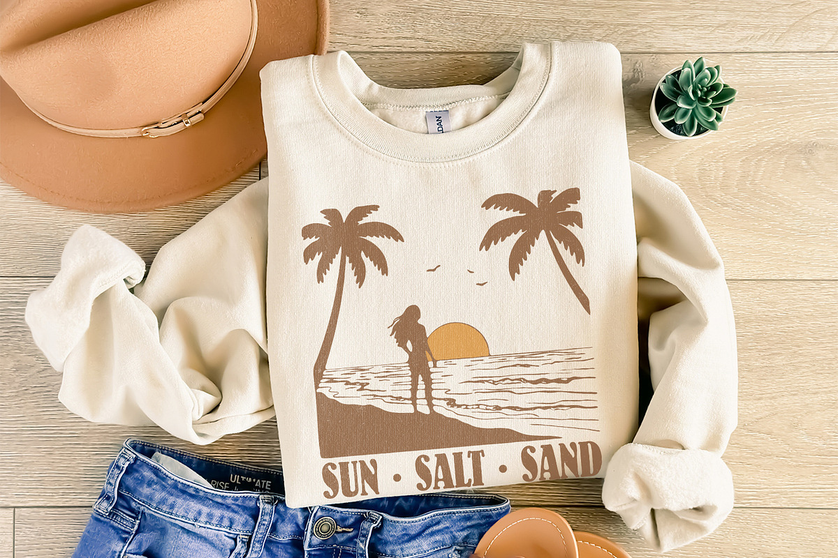 Sun Salt Sand PNG, Retro Summer, an Illustration by SharpMarketplace (Photo 8 of 9)