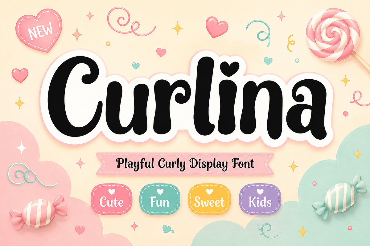 Curlina, a Script Font by Wow Magic (Photo 1 of 5)