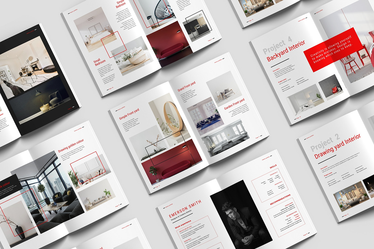 Portfolio Template | Canva, a Brochure Template by TheBrightGrap (Photo 4 of 10)