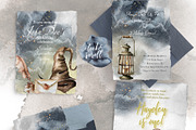 Watercolor Wizard Clipart Set, an Animal Illustration by ArtCreationsDesign (Thumbnail 3 of 12)