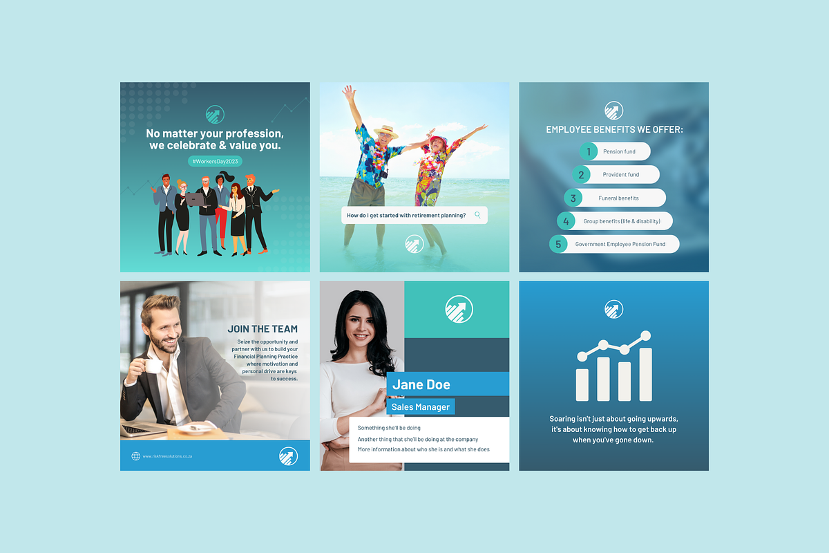 12 Finance Social Media Templates, a Social Media Template by Sincerely Media (Photo 7 of 9)
