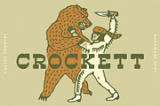 Crockett Display Font, a Slab Serif Font by Cactus Country (Thumbnail 1 of 6)
