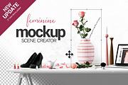 Feminine Scene Creator, a Product Mockup by Canvy (formerly Place.to) (Thumbnail 1 of 4)
