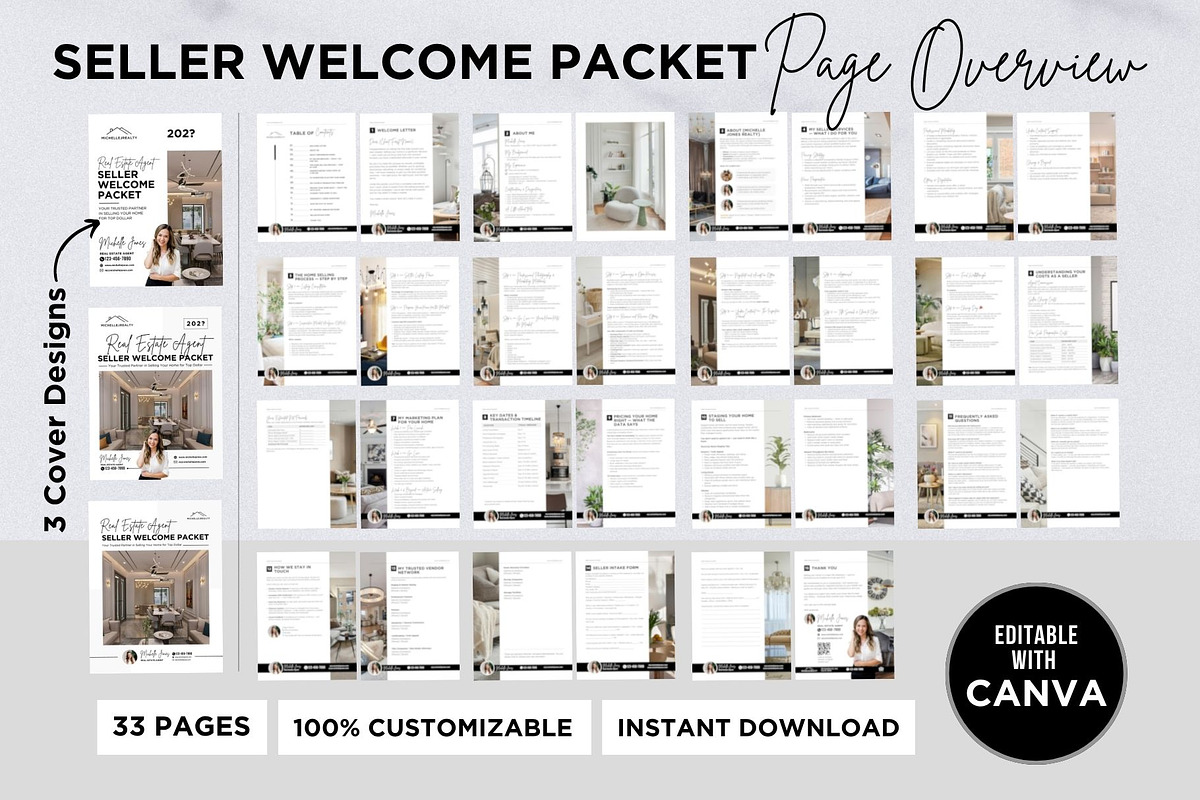 Realtor Onboarding Kit Canva Bundle, a Marketing Template by CreativeVinesStore (Photo 10 of 16)