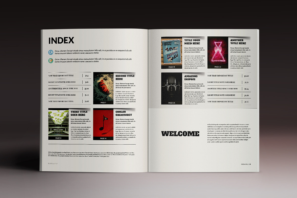 Kinda Magazine, a Magazine Template by Luuqas Design (Photo 2 of 16)