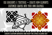 100 Interstellar Patterns and Shapes, a Pattern Graphic by BackYard Graphics Co. (Thumbnail 5 of 7)