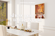 AUTUMN | Cozy Fall Frame Mockup Set, a Household Mockup by SoleilHomeMockups (Thumbnail 10 of 11)
