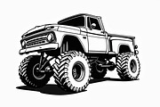 Offroad Truck Silhouette Pack, an Illustration by BIPLOB EXPERT (Thumbnail 9 of 9)
