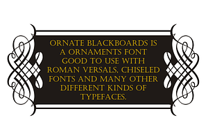 Ornate Blackboards Pack