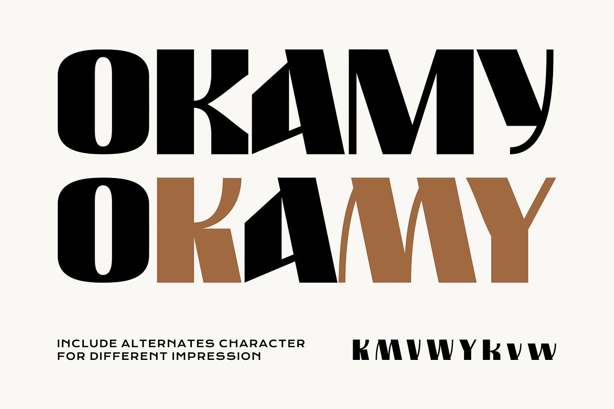 Hero Kawig - Chunky Display Font, a Sans Serif Font by Imoodev (Photo 3 of 5)