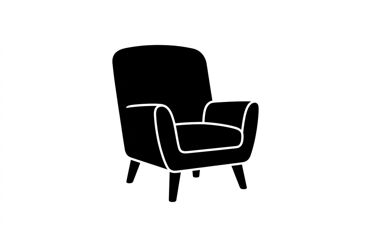 Elegant Lounge Chair Silhouette Set, an Object Graphic by Designs_River (Photo 3 of 4)