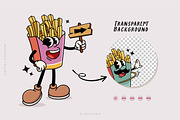 18 Traditional French Fries Mascot, a Food Illustration by Allmostudio (Thumbnail 2 of 5)