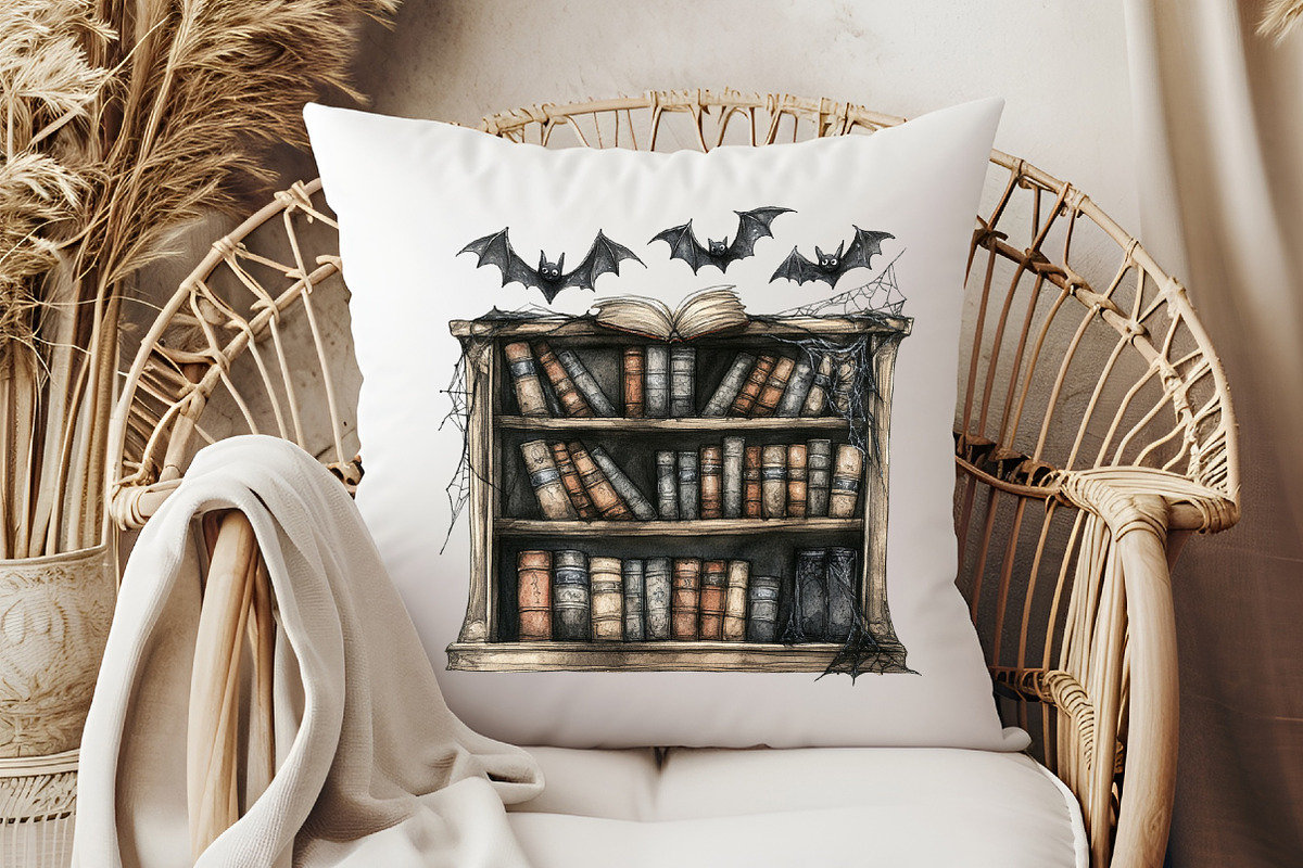 Halloween Reading Clipart, an Illustration by Pixels.Craft (Photo 7 of 7)