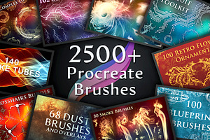 2500+ Procreate Brushes
