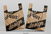 Brown Plastic bag mokcup bundles, a Packaging Mockup by Ambo Ampeng (Thumbnail 9 of 19)