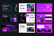 Financial AI Google Slides Template, a Presentation Template by Iqsiart Studio (Thumbnail 2 of 3)