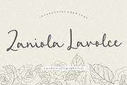Zaniola Lavolce - Modern Calligraphy, a Script Font by Balpirick Studio (Thumbnail 1 of 7)