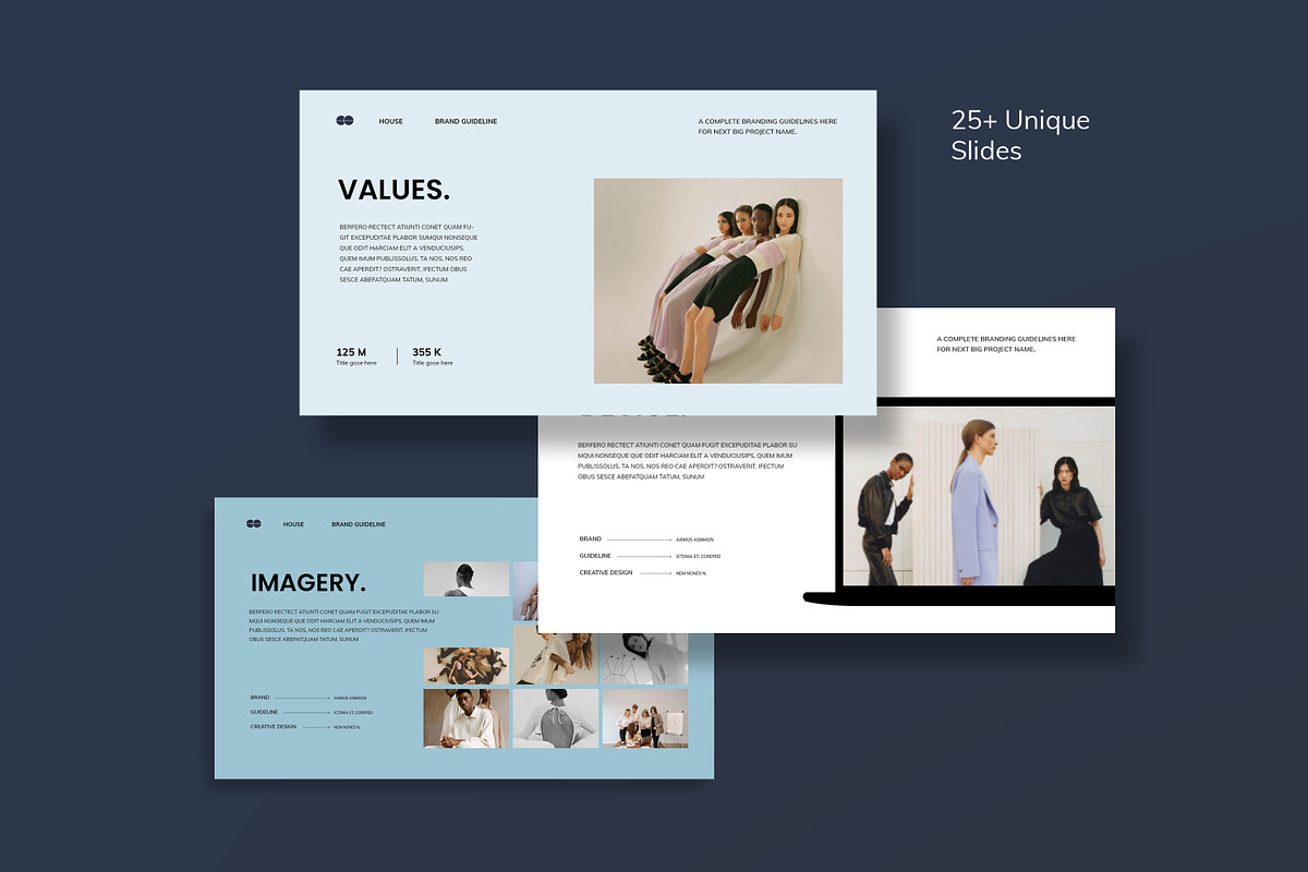 Brand Guideline Template, a Presentation Template by UpSolution (Photo 5 of 9)
