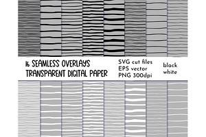 Stripes pattern overlays bundle