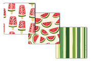 Watermelon Digital Paper, an Illustration by OK Design (Thumbnail 3 of 4)