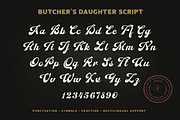 Butcher's Daughter, a Script Font by Larin Type Co. (Thumbnail 13 of 15)