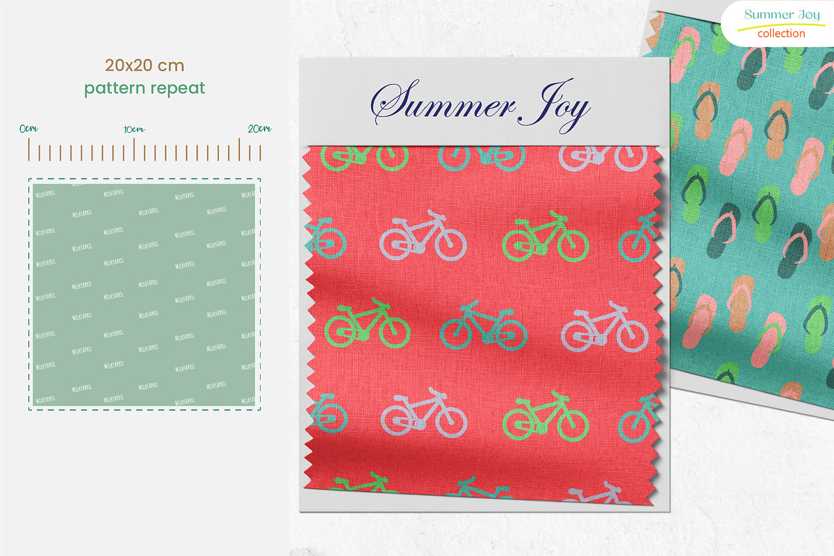 Summer Joy - Seamless Patterns, a Pattern Graphic by InaCorart (Photo 7 of 8)
