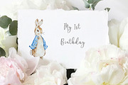 Watercolor Peter Rabbit Clipart, an Object Graphic by SvetaArtStore (Thumbnail 2 of 6)