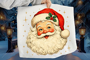 Vintage Santa Claus Christmas PNG, a Seasonal Illustration by Canvas Craft (Thumbnail 1 of 6)