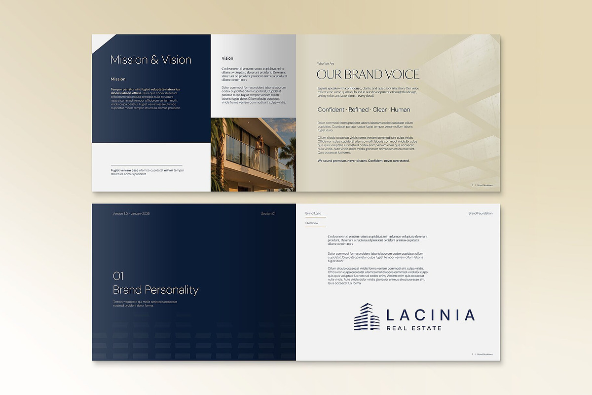 Real Estate Brand Guidelines, a Brochure Template by BrandPacks (Photo 3 of 7)